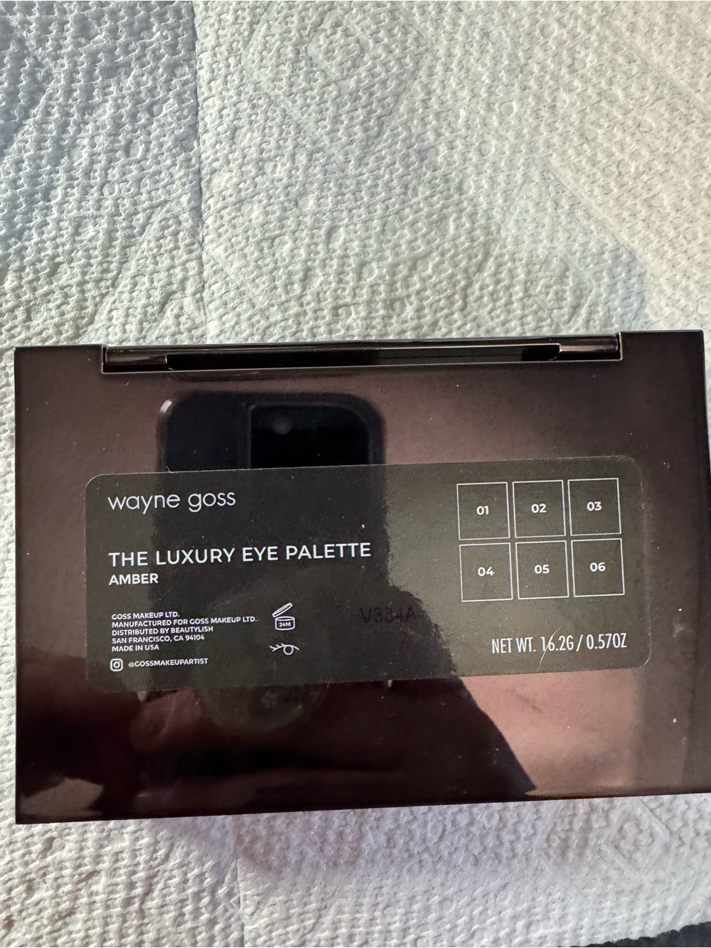 Wayne Goss The Luxury Eye Palette - Amber (Brown Palette)